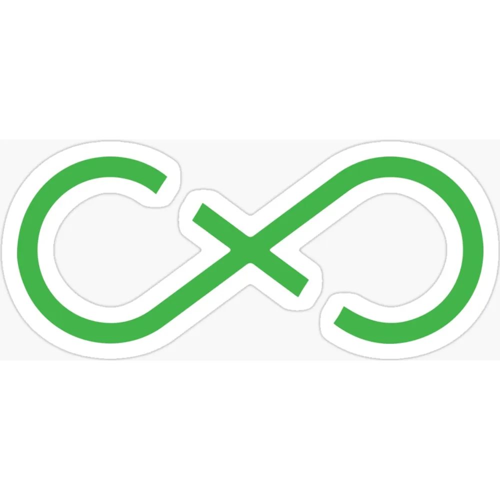 The Flux logo, a green infinity symbol drawn in a single continuous line