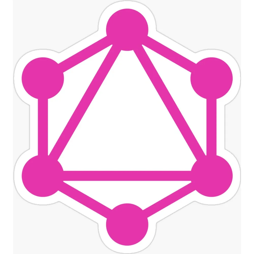 The GraphQL logo, a magenta hexagon formed of connected nodes and edges