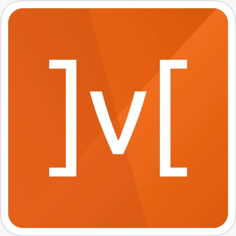 The MobX logo, a white bracketed M shape on an orange square