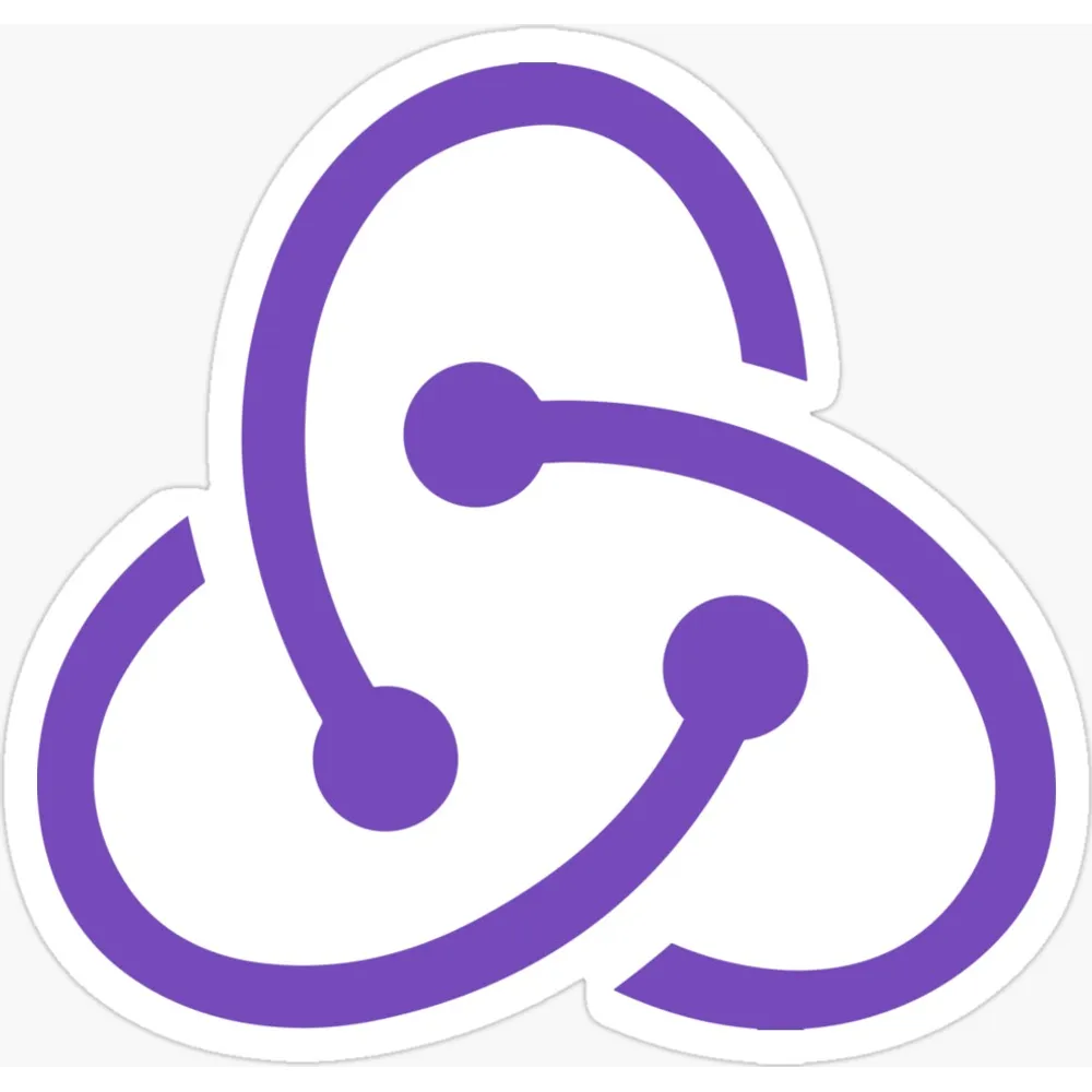The Redux logo, a purple three-lobed loop with arrowheads
